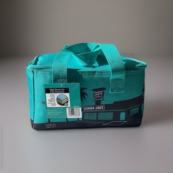 Trader Joe'S Other - Trader Joe's Teal Mini Insulated Tote Lunch Bag
